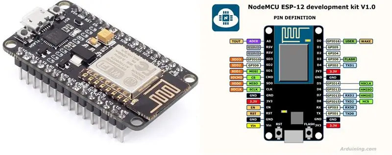 „WiFi“ESP8266 „NodeMcu ESP-12E“