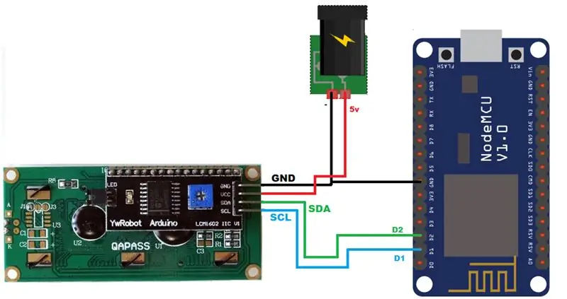 Montáž pomocou ESP8266