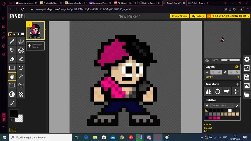 Creación De Sprites ja Personajes