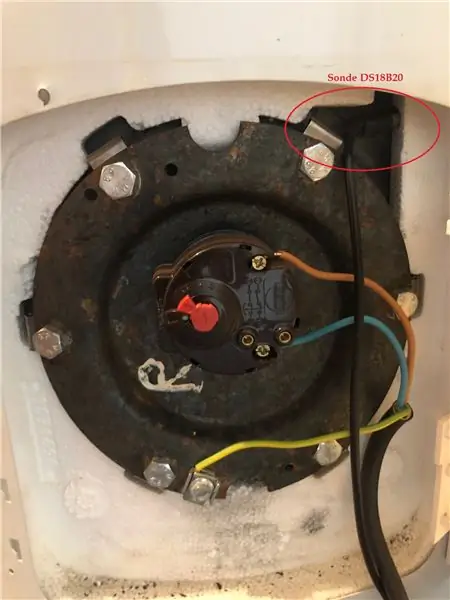 Installation de la sonde DS18B20