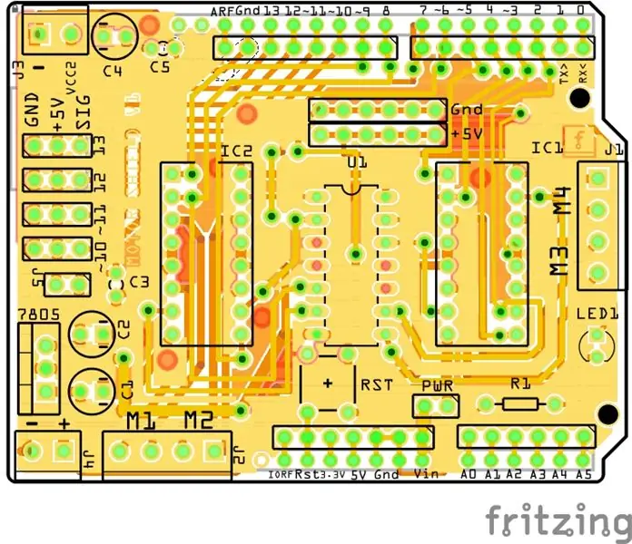 Instalación y prueba del controlador de motor