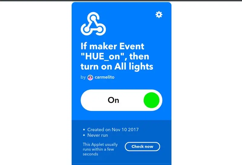 Hue Light instellen IFTTT gebruiken om de indringer af te schrikken