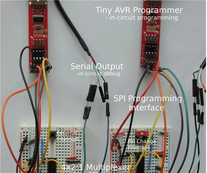 ATtiny84/85 שימוש חוזר בממשק פינים של ממשק SPI: 6 שלבים