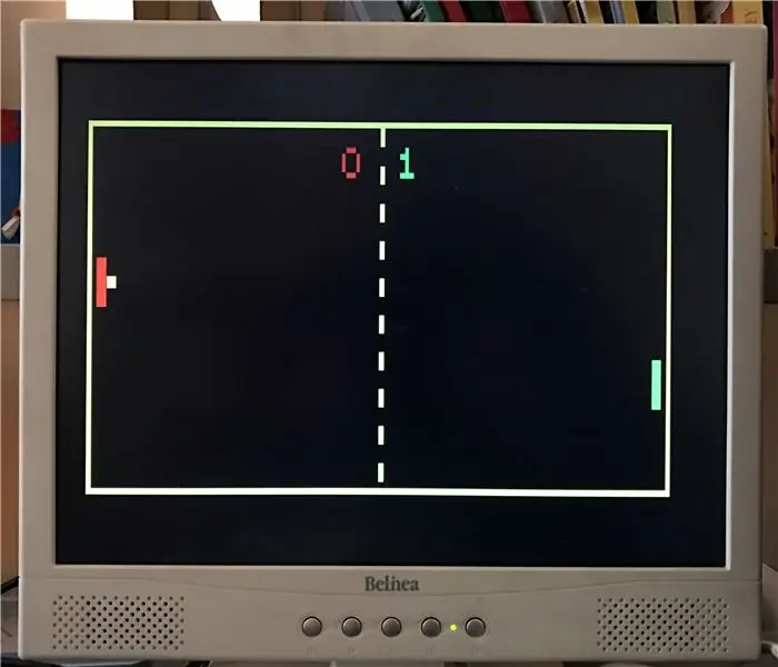 Consola Arduino VGA con cinco juegos