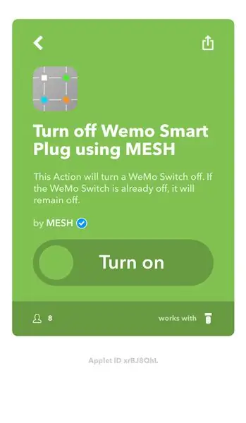 เตรียม MESH App และ IFTTT