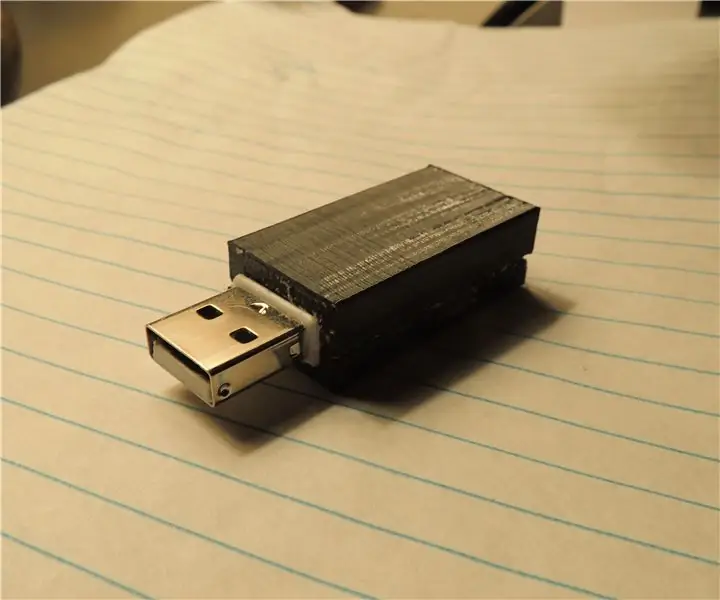 Skrytý flash disk v Dongle myši: 6 kroků (s obrázky)