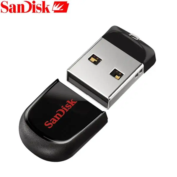 Mos USB diskini toping va tayyorlang