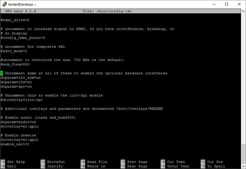 Installa SPI e I2C