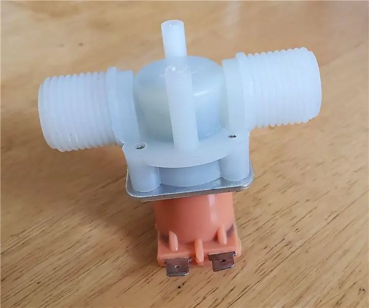 Vodní kohoutek snímače pohybu pomocí Arduina a solenoidového ventilu - DIY: 6 kroků