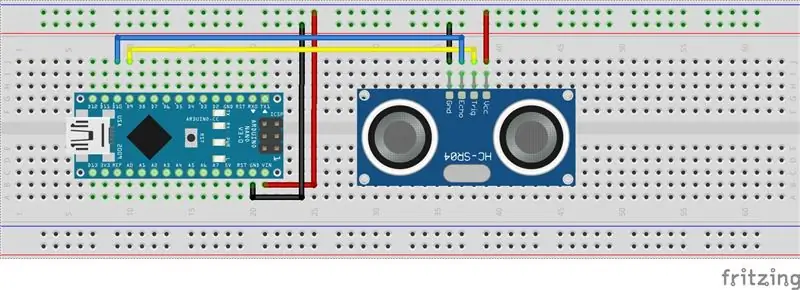 Mer om HCSR04 -modulen