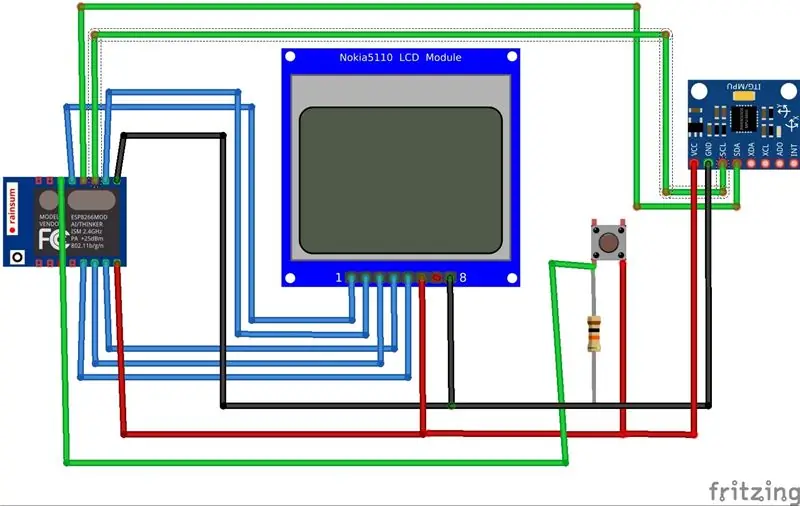 Conectando MPU6050 para controlar o Ardrone 2.0