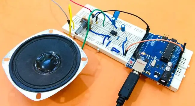 Μετατροπέας κειμένου σε ομιλία Arduino χρησιμοποιώντας LM386 | Talking Arduino Project | Βιβλιοθήκη Talkie Arduino