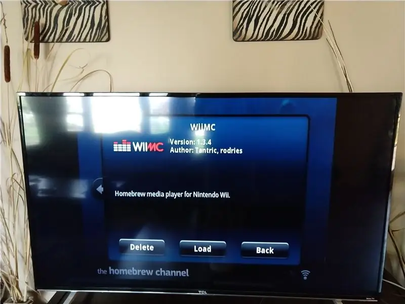 (Homebrew Wii- ի համար) Տեղադրեք WiiMC- ը Homebrew Channel- ում և բացեք WiiMC- ը