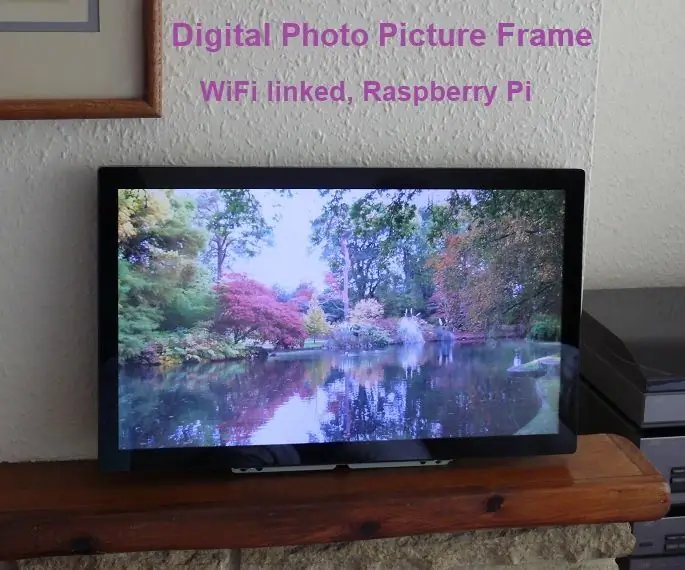 Raqamli rasmli foto ramka, WiFi bilan bog'langan - Raspberry Pi: 4 qadam (rasmlar bilan)