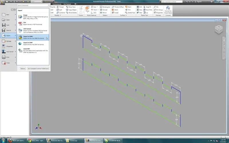 ส่งออกเป็น DWG