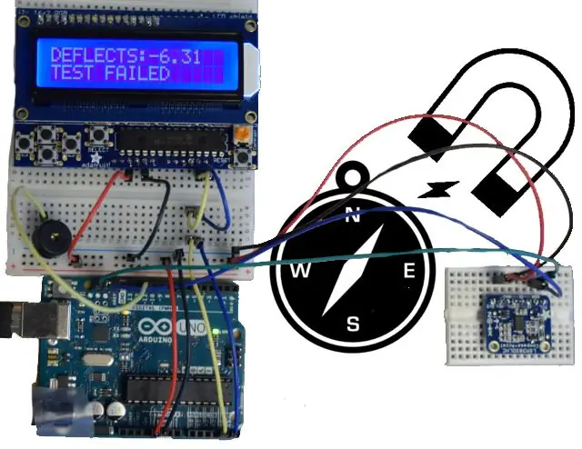 Arduino Milligaussmeter - Magnetisk måling