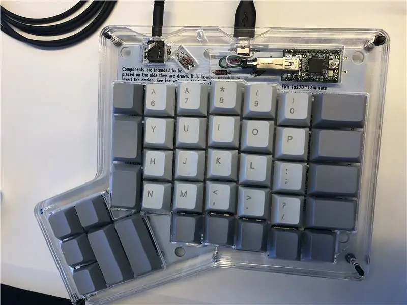 ErgoDox meganiese sleutelbord