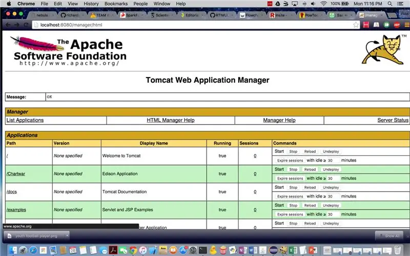 TomCat Webserverди орнотуу жана сыноо