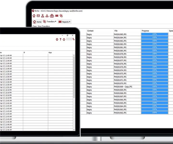 Slik sender du store filer fra datamaskin til datamaskin: 6 trinn