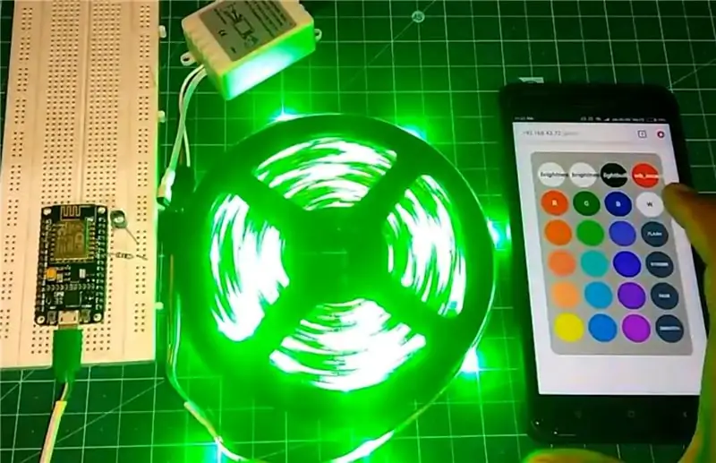 Test af RGB LED STRIP