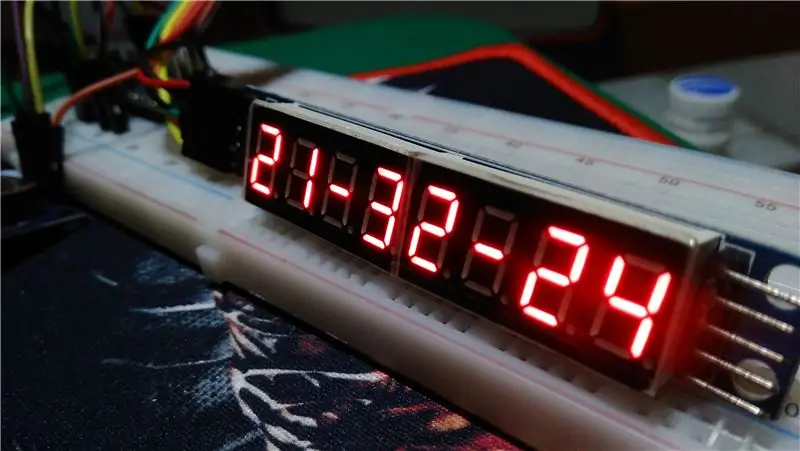 Yooj Yim Digital Clock Siv Arduino Nano & DS1307