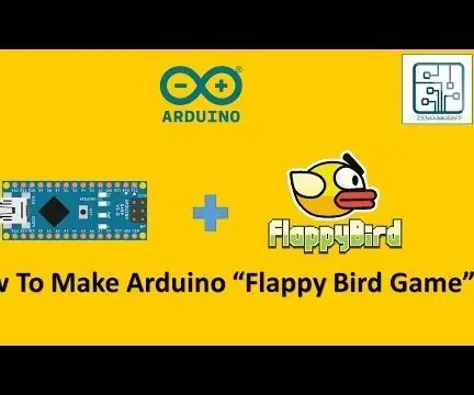 Arduino Flappy Bird igra: 6 koraka