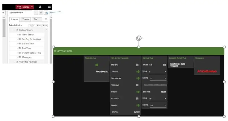 Vista dashboard