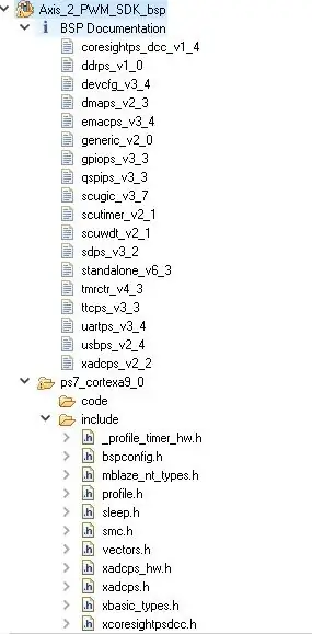 Creazione di un modulo PWM - Panoramica di Project Explorer (II)