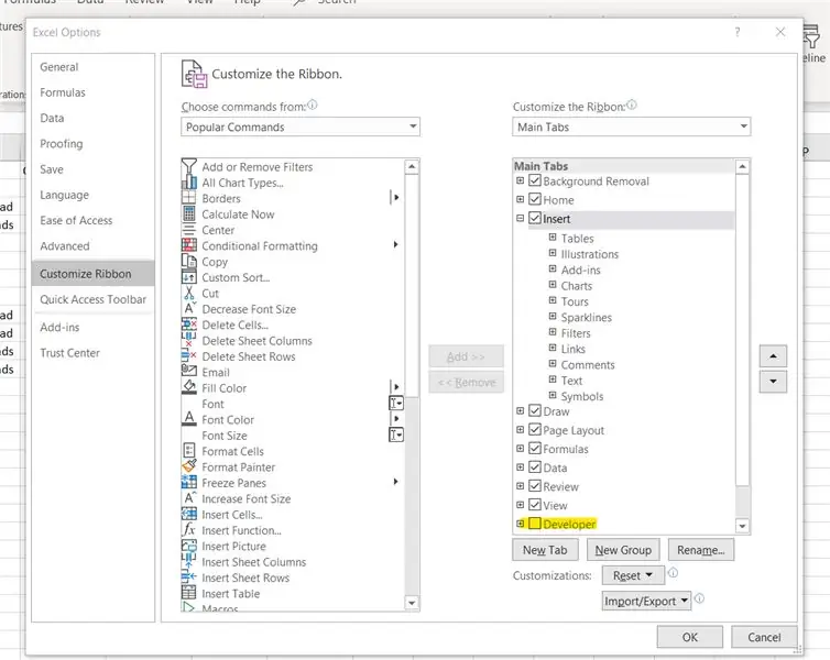 Paso 1: compile los datos y comience a grabar la macro