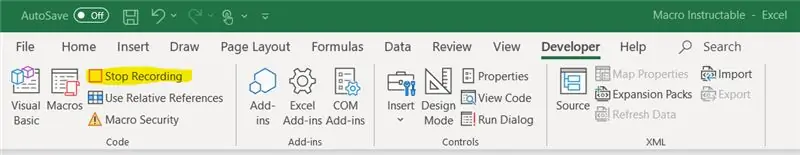 Стъпка 7: Прекратете макроса