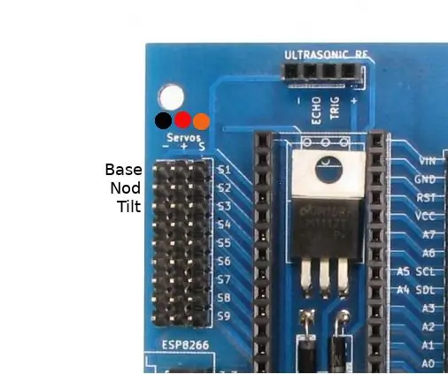 Conecte os motores e o sensor