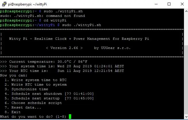 Witty Pi 2 -ni o'rnating