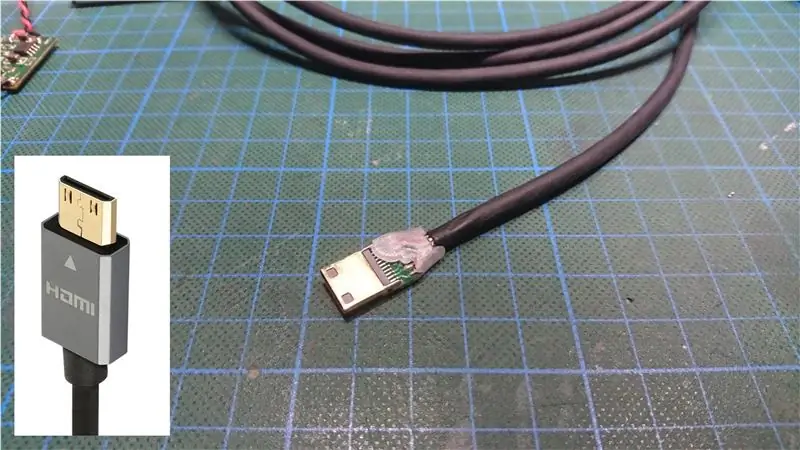 Preparazione del cavo HDMI