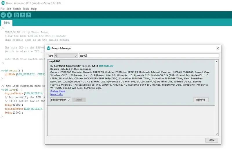 Wemos -ni dasturlash - Arduino IDE -ni yangilang