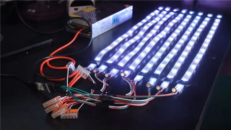 Cómo controlar los LED direccionables con Fadecandy y Processing