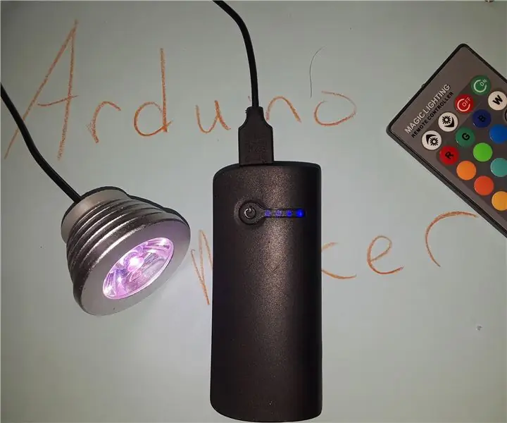 RGB -glödlampa USB -omvandling: 6 steg