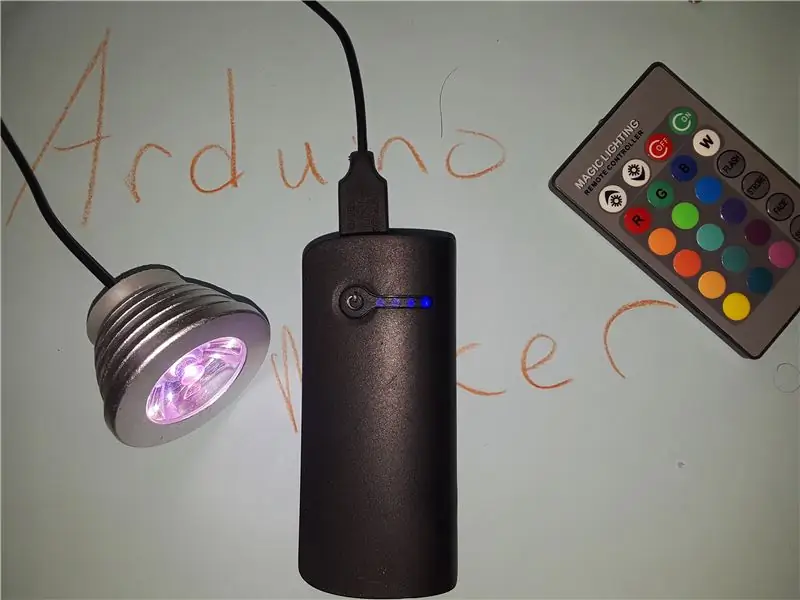 Konverze RGB žárovky USB