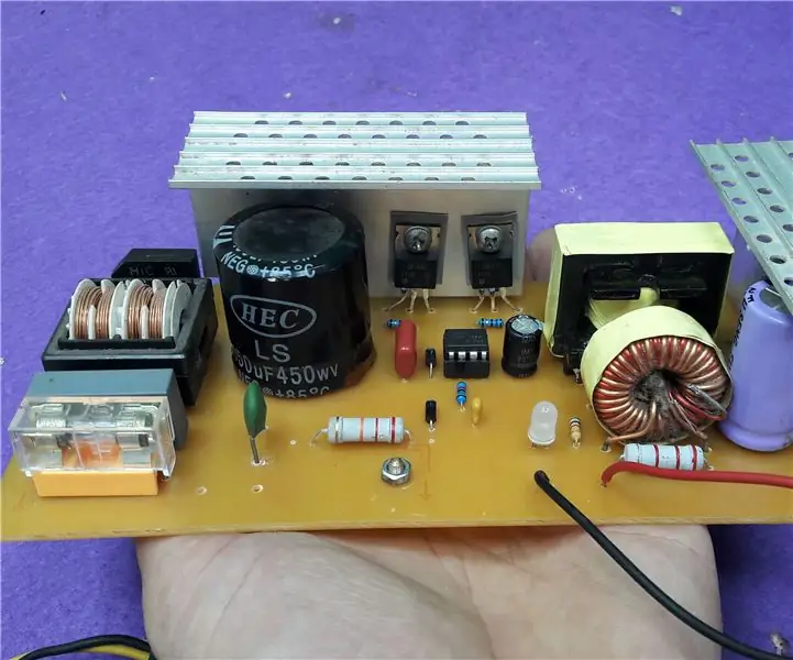 SMPS Transformatörü Nasıl Yapılır - Home Make 12V 10A Anahtarlamalı Güç Kaynağı: 6 Adım