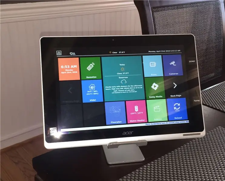 Ubao wa Kiosk wa Linux Kutoka Acer Aspire Switch 10 (Baytrail)