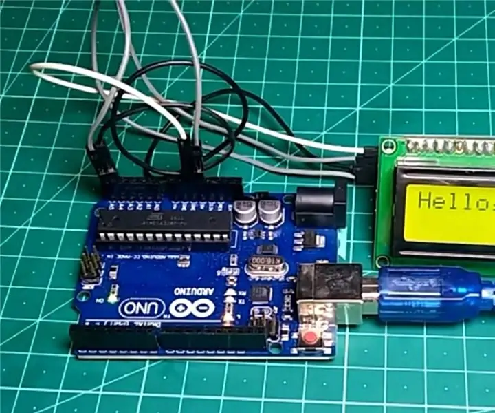 I2C / IIC LCD zaslon - Upotrijebite SPI LCD za I2C LCD zaslon Korištenje SPI do IIC modula s Arduinom: 5 koraka