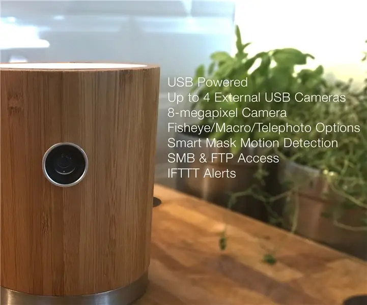 Bezpečnostní kamera WoodThing IOT: 8 kroků (s obrázky)