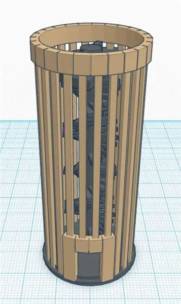 Požadované materiály - většinou zachráněné pro tento projekt