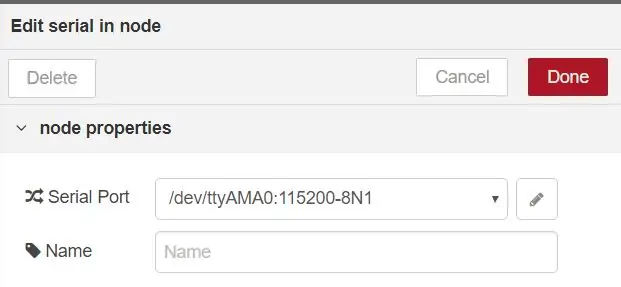 Der Empfänger - Software (Seriell, Node Red, MQTT)