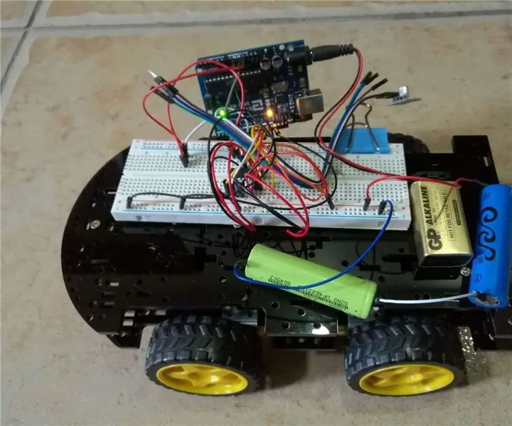 Arduino automobil s L293D i daljinskim upravljačem: 5 koraka