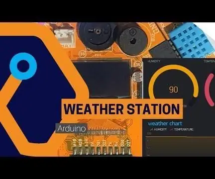 WIFI Weather Station พร้อม Magicbit (Arduino): 6 ขั้นตอน