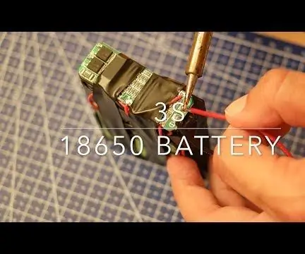 3s 18650 12V литиево-йонна батерия: 3 стъпки