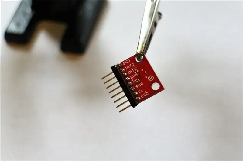 Conecte o acelerômetro ao GPIO do Pi