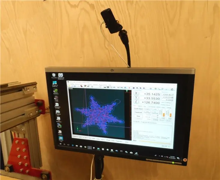 Távoli CNC stop és monitor