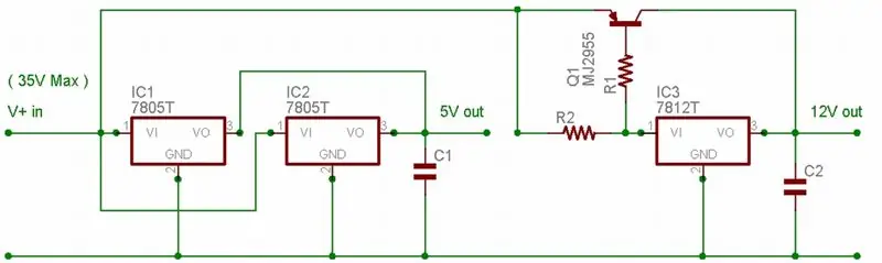 Dual Voltage gereguleerde voeding: 4 stappen