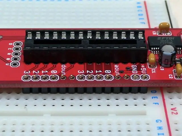 Mount Single Row Header Pins